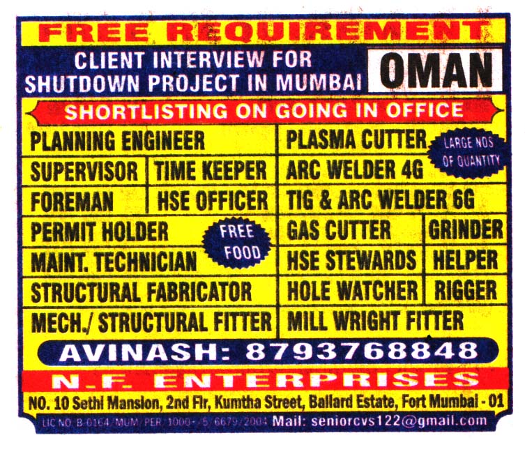 Jobs in Oman for HSE Stewards