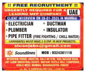 Ductman for Jobs in UAE