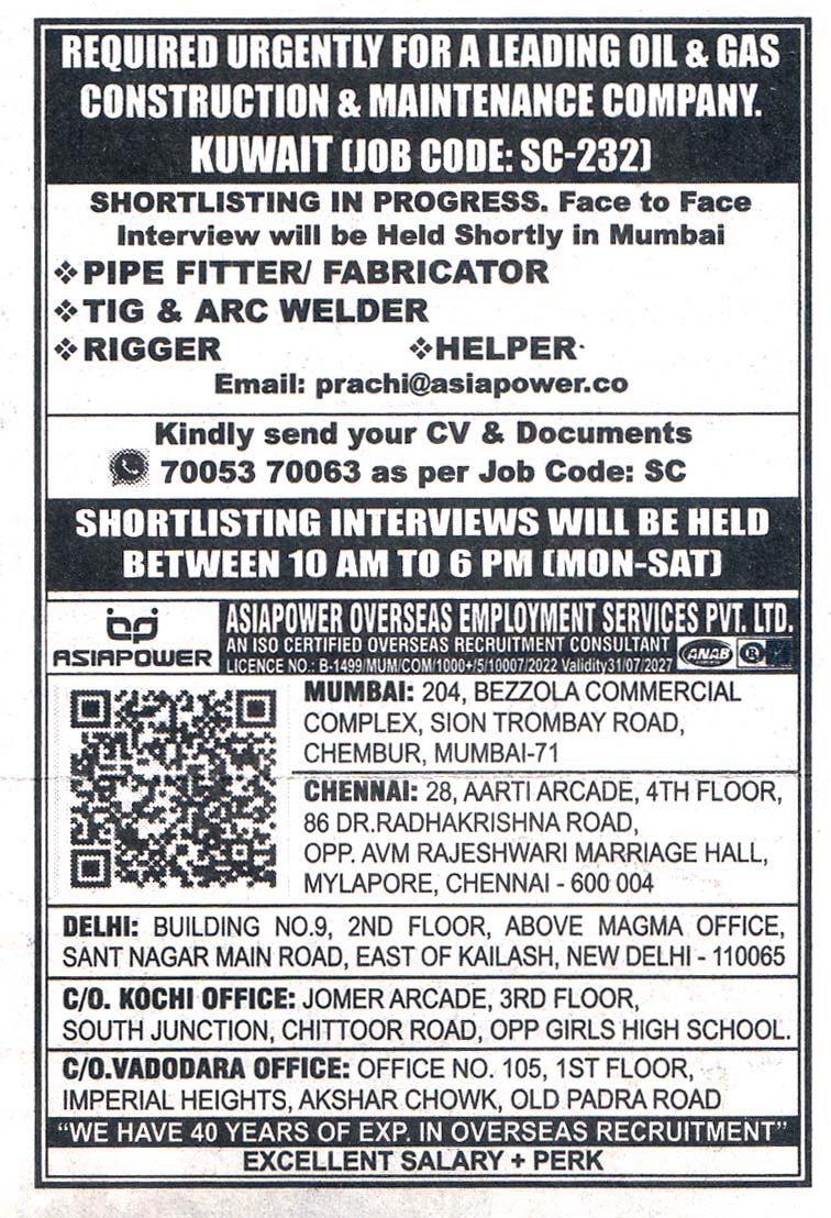 Helper Job in Kuwait