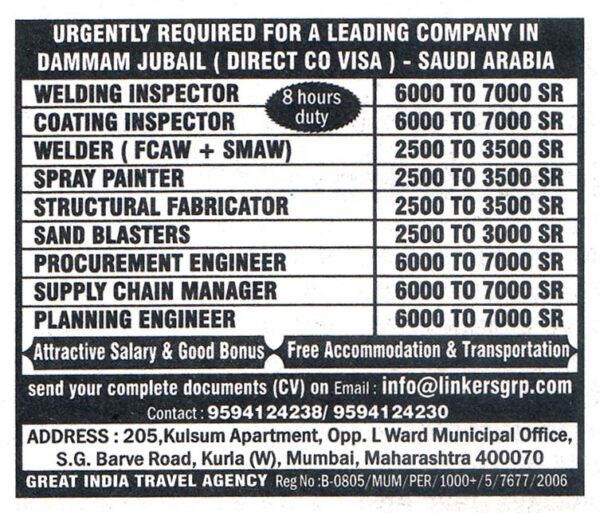 Planning Engineer Job in Saudi Arabia