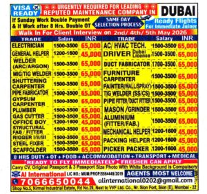 MASON & GRINDER Job in Dubai